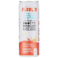 BUBBL'R Antioxidant Sparkling Water - blood orange mango mingl'r - 12 fl oz. Cans, 12 Fluid ounce