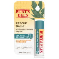 Burt's Bees Rescue Balm, Cooling Eucalyptus, 0.15 Ounce