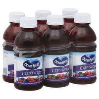 Ocean Spray Juice Drink, Cran-Grape, 6 Each