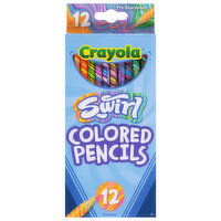 Crayola Swirl Colored Pencils, Pre-Sharpened, 12 Each