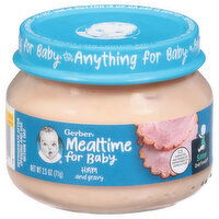 Gerber Mealtime for Baby Ham and Gravy, Sitter (2nd Foods), 2.5 Ounce