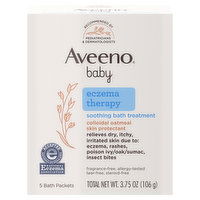 Aveeno Soothing Bath Treatment, Eczema Therapy, 5 Each