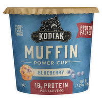 Kodiak Power Cup Muffins, Blueberry, Protein Packed, 2.29 Ounce