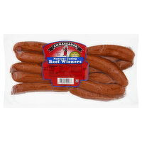 Ambassador Hot Dogs Natural Casing Beef Wieners, 19.5 Ounce