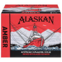 Alaskan Beer, Alt Style Ale, Amber, 12 Pack, 12 Each