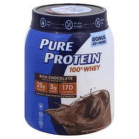 Pure Protein 100% Whey, Rich Chocolate, 2.1 Pound