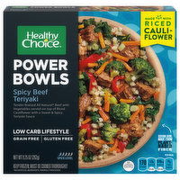 Healthy Choice Power Bowls, Spicy Beef Teriyaki, 9.25 Ounce