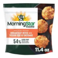 NaN Veggie Breakfast Bites with Vegan Egg and Sausage, Vegan Egg and Sausage, 11.4 Ounce