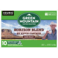 Green Mountain Coffee Roasters Coffee, Dark Roast, Horizon Blend, K-Cup Pods, 10 Each