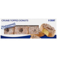 Entenmann's Crumb Topped Glazed Donuts, 8  count, 15.5 oz, 8 Each