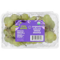 Wild Harvest Grapes, Organic, Green, Seedless, 2 Pound