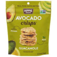 Hippie Snacks Avocado Crisps, Guacamole, 2.5 Ounce