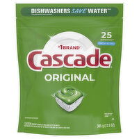 Cascade Cascade Original Dishwasher Detergent Pods, Fresh, 25 Count, 25 Each