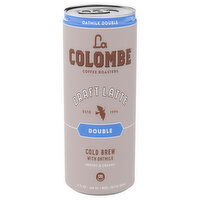 La Colombe Cold Brew, with Oatmilk, Draft Latte, Double, 9 Fluid ounce