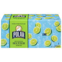 Polar Seltzer, Lime, 8 Each