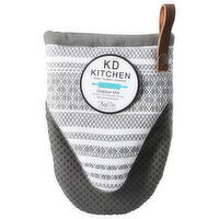 KD Kitchen Grabber Mitt, Graphite, 1 Each