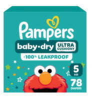 Pampers Baby Dry Baby Dry Diapers Size 5 78 Count, 78 Each