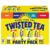 Twisted Tea Hard Iced Tea, Assorted, Party Pack, 24 Each