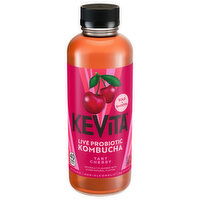 KeVita Live Probiotic Tart Cherry Kombucha, 15.2 Fluid ounce