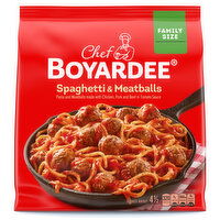 Chef Boyardee Spaghetti and Meatballs Family Size Skillet Meal Spaghetti and Meatballs Family Size Frozen Skillet Meal, 40 Ounce