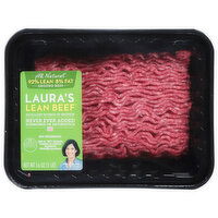 Lauras Beef 92% Lean Ground Beef, 16 Ounce