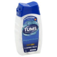 Tums Antacid, Ultra Strength 1000, Chewable Tablets, Peppermint, 72 Each