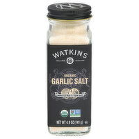 Watkins Garlic Salt, Organic, 4.9 Ounce