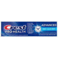 Crest Pro Health Toothpaste, Deep Clean Mint, Fluoride, Advanced, 5.1 Ounce