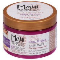 Maui Moisture Hair Mask, Heal & Hydrate, Shea Butter, 12 Ounce