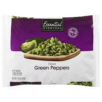 Essential Everyday Green Peppers, Diced, 10 Ounce