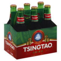 Tsingtao Beer, Premium Lager, 6 Each