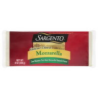 Sargento Cheese, Mozzarella, Part-Skim, Low Moisture, Natural, 8 Ounce