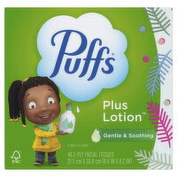 Puffs Plus Plus Lotion Facial Tissue, 48 Each