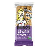 Bobo's Oat Bar, Chocolate Almond Butter, Stuff’d, 2.5 Ounce