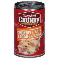 Campbell's Chunky Soup, Creamy Chicken Bacon Carbonara, 18.8 Ounce