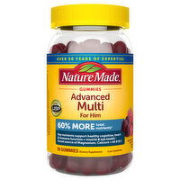 Nature Made Advanced Multi, for Him, Gummies, Mixed Berry, 90 Each