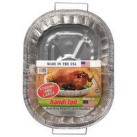 Handi-Foil Oval King Roaster with Handles, 1 Each