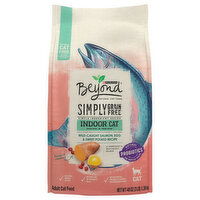 Beyond Simply Grain Free Cat Food, Natural, Wild-Caught Salmon, Egg & Sweet Potato Recipe, Indoor Cat, Adult, 48 Ounce