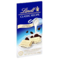Lindt Classic Recipe White Chocolate, Cookies and Creme, 4.2 Ounce