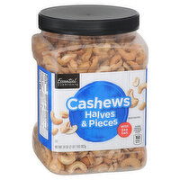 Essential Everyday Cashews, Halves & Pieces, with Sea Salt, 34 Ounce