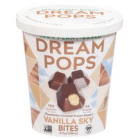 Dream Pops Frozen Dessert, Vanilla Sky Bites, 4 Fluid ounce