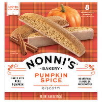 Nonni's Biscotti, Pumpkin Spice, 8 Each