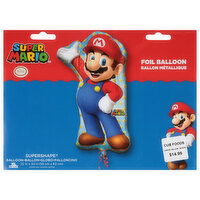 Anagram Super Mario Supershape Foil Balloon, 1 Each