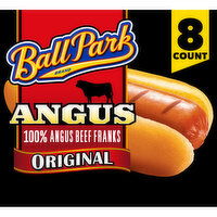 Ball Park Angus Beef Hot Dogs, 8 Each