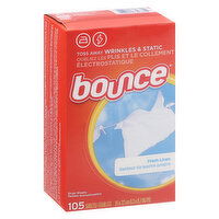 Bounce Dryer Sheets, Fresh Linen, 105 Each