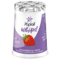 Yoplait Whips! Yogurt Mousse, Lowfat, Strawberry Mist, 4 Ounce