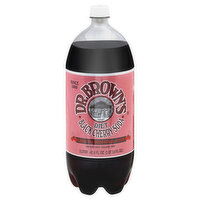 Dr Brown's Soda, Black Cherry, Diet, 67.6 Ounce
