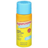 Aspercreme Pain Relief Spray, with 4% Lidocaine, Max Strength, Dry Spray, 4 Ounce