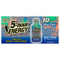 5-Hour Energy Extra Strength Tropical Burst Energy Shot Value Pack, 10 Each