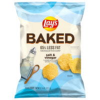 Lay's Potato Crisps, Salt & Vinegar, Baked, 6.25 Ounce